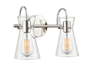 Millennium - 21002-PN - Two Light Vanity - Camellia - Polished Nickel