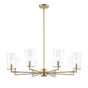 Millennium - 217008-VB - Eight Light Chandelier - Maccan - Vintage Brass