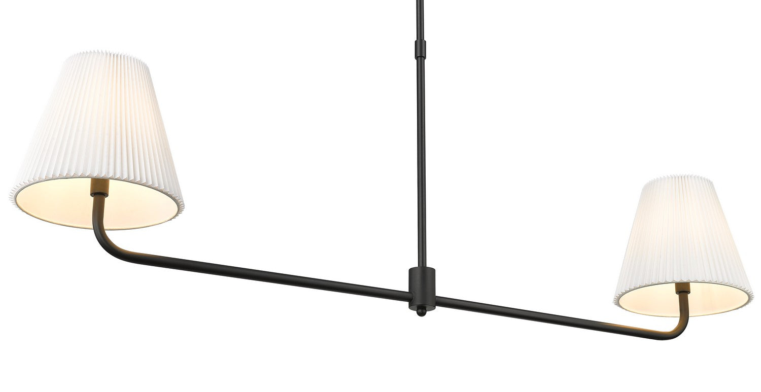 Millennium - 25102-MB - Two Light Island Chandelier - Ami - Matte Black