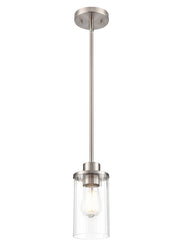Millennium - 9511-BN - One Light Pendant - Beverlly - Brushed Nickel
