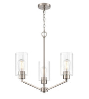 Millennium - 9513-BN - Three Light Chandelier - Beverlly - Brushed Nickel