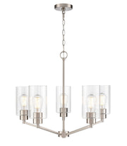 Millennium - 9515-BN - Five Light Chandelier - Beverlly - Brushed Nickel