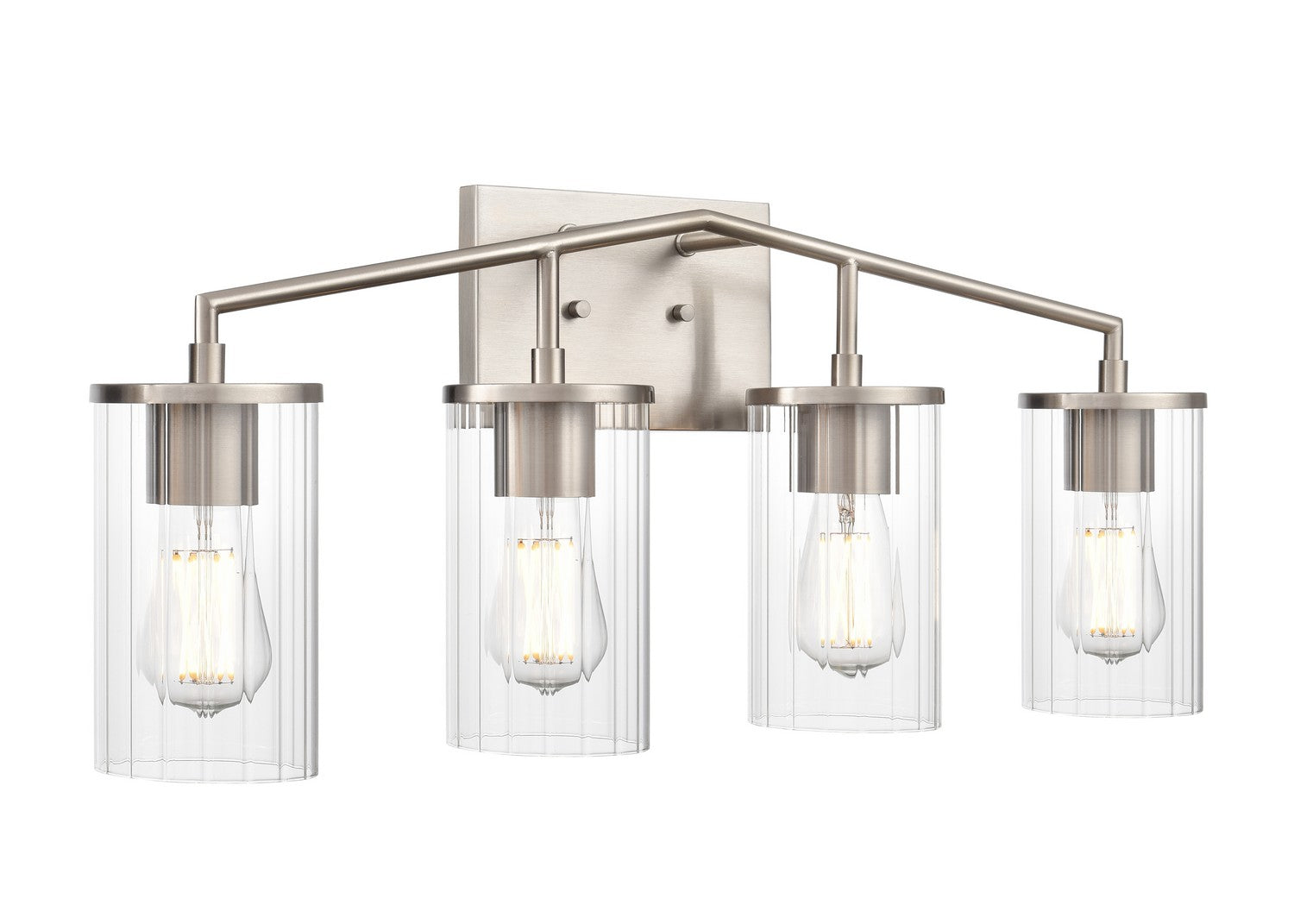 Millennium - 9524-BN - Four Light Vanity - Beverlly - Brushed Nickel