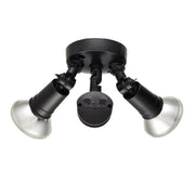 Millennium - M-16002-PBK - Two Light Outdoor Security Flood Light - Powder Coated Black