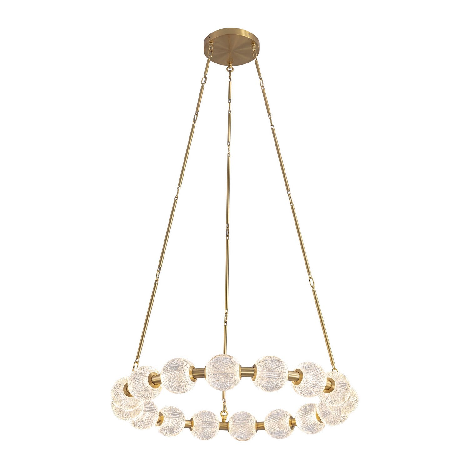 Alora - CH321032NB-UNV-010 - LED Chandelier - Marni - Natural Brass