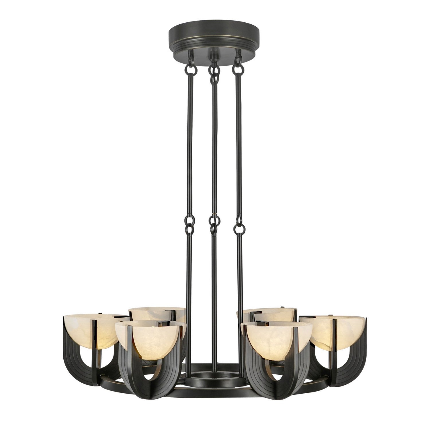 Alora - CH362627UBAR-UNV - LED Chandelier - Colette - Urban Bronze/Alabaster