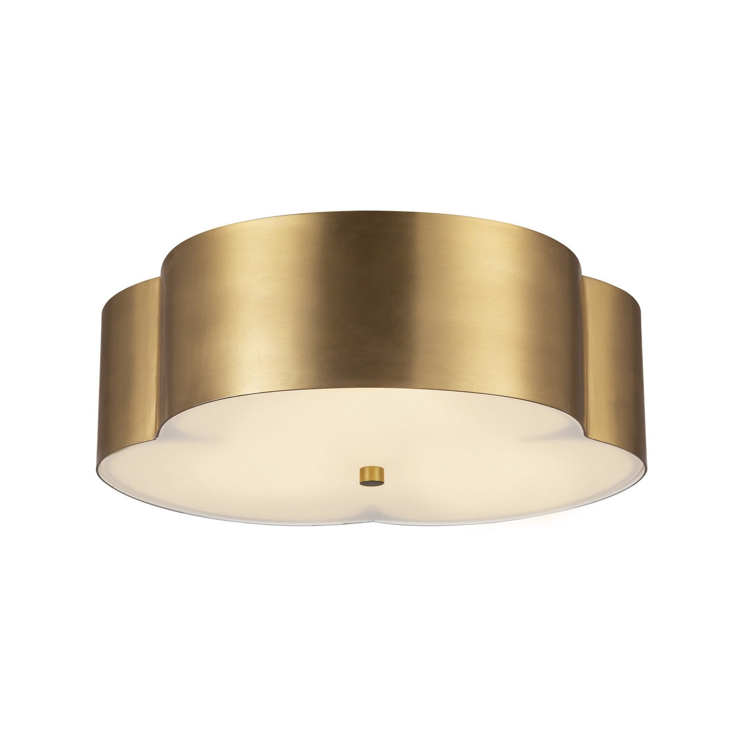Adella 3Light Semi Flush in Gold
