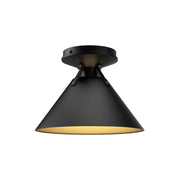 Alora - FM584507MB - One Light Flush Mount - Archer - Matte Black