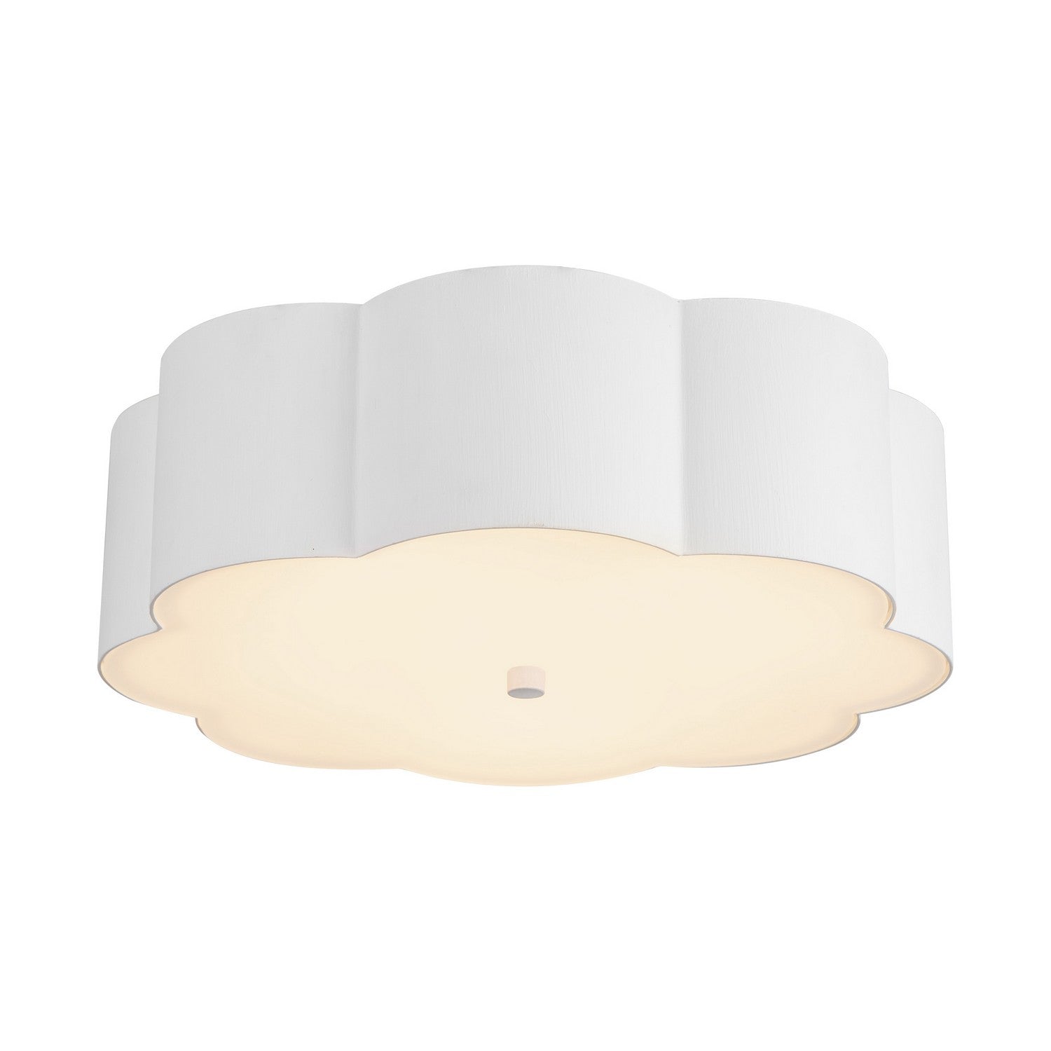 Alora - FM603314AW - Three Light Flush Mount - Blossom - Antique White
