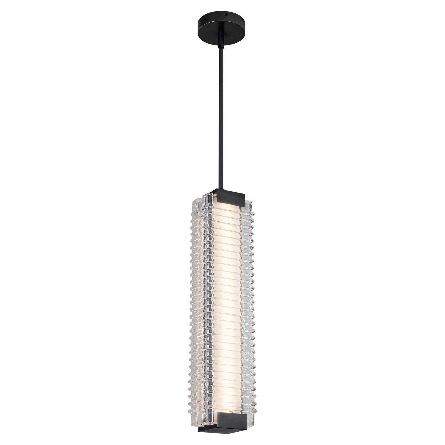 Alora - PD374624UBCR-UNV - LED Pendant - Alai - Urban Bronze/Ribbed Glass