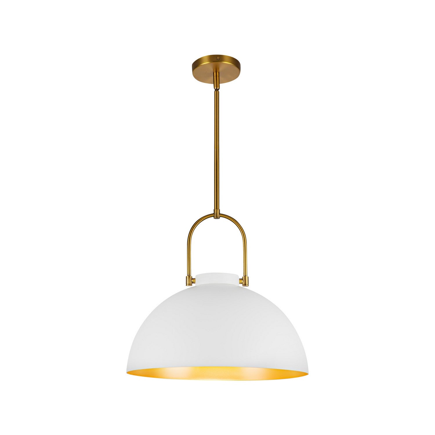 Alora - PD504016WH - One Light Pendant - Harper - White