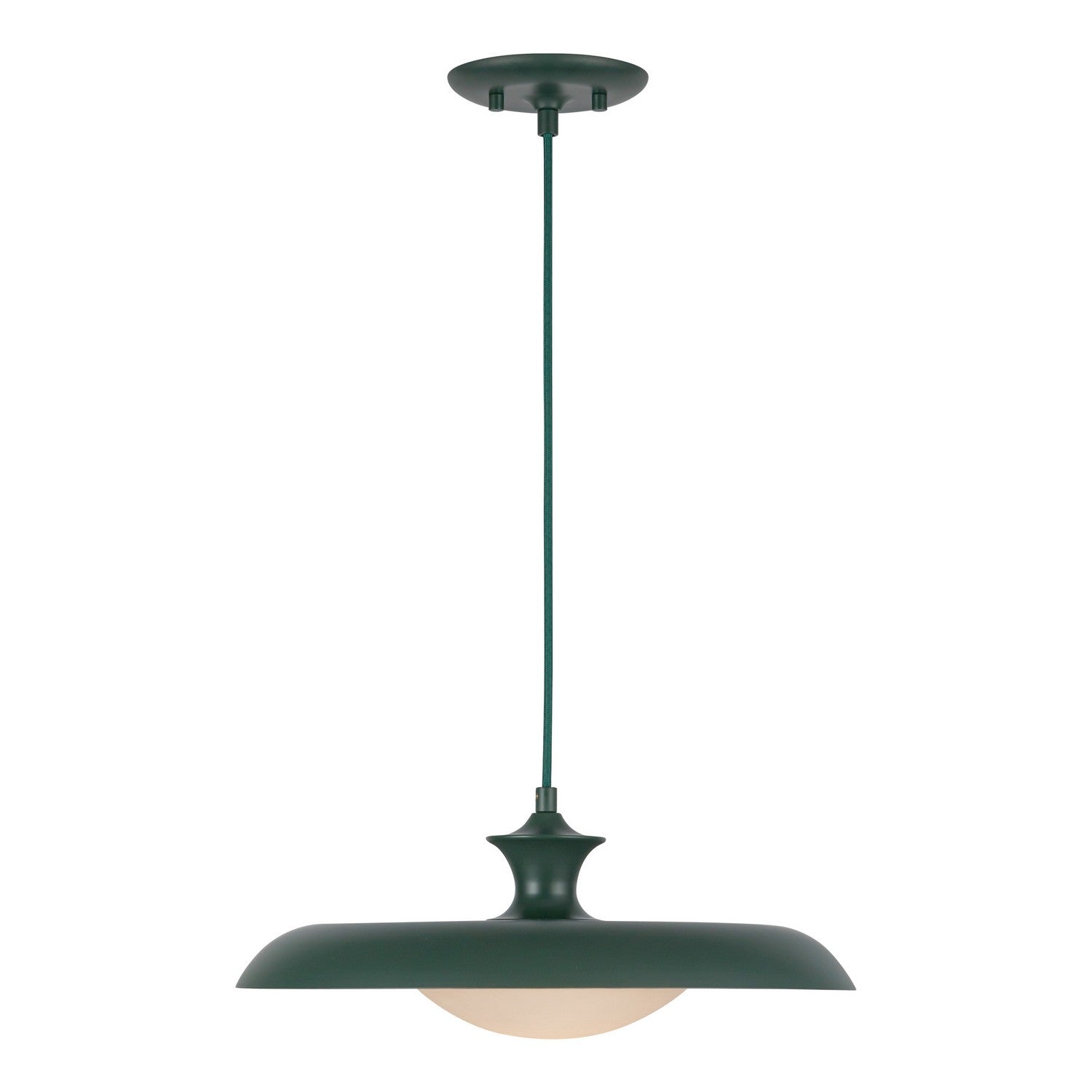 Alora - PD557015PGN - One Light Pendant - Minori - Pine Green