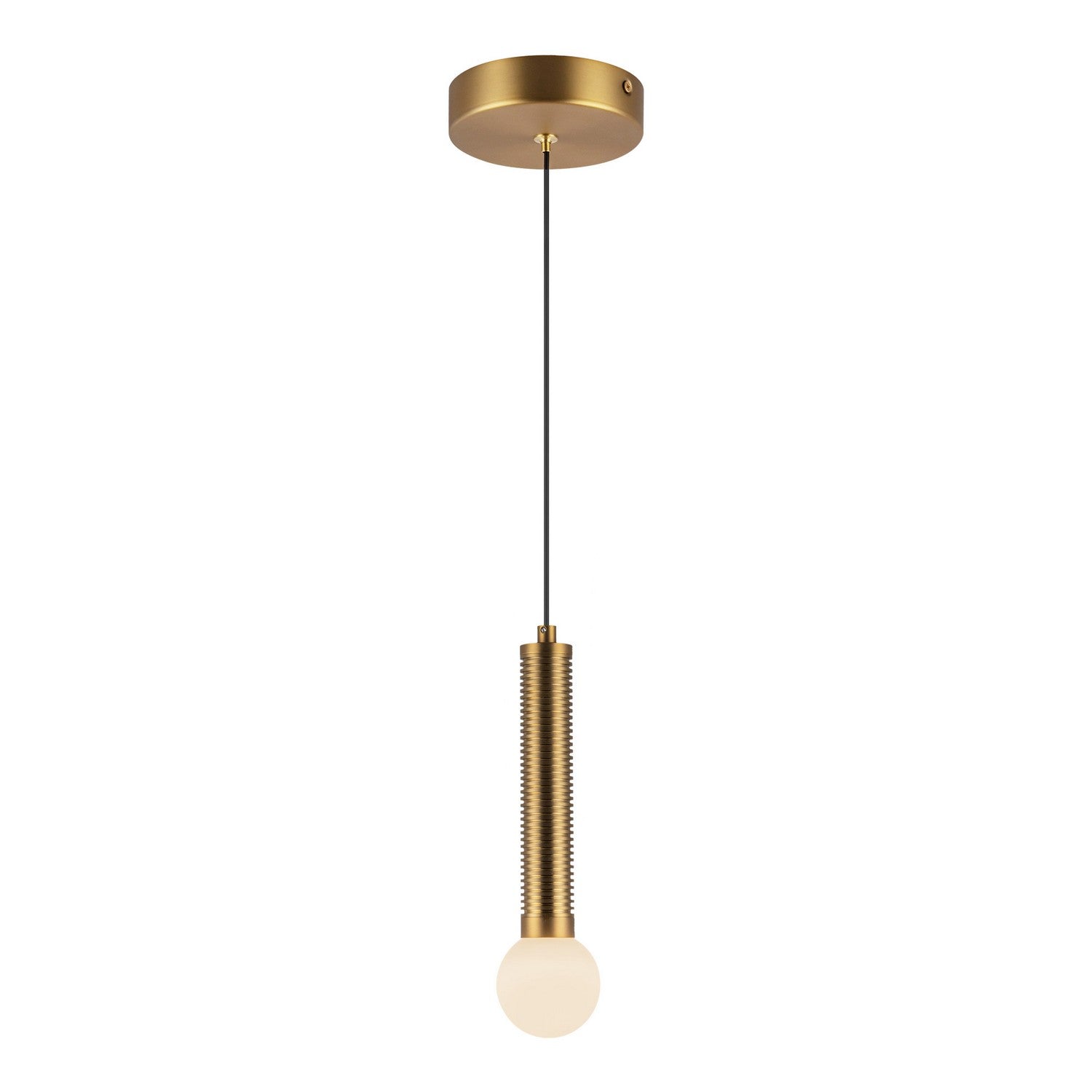 Alora - PD612109BGOP-UNV - LED Pendant - Arden - Brushed Gold/Opal Glass