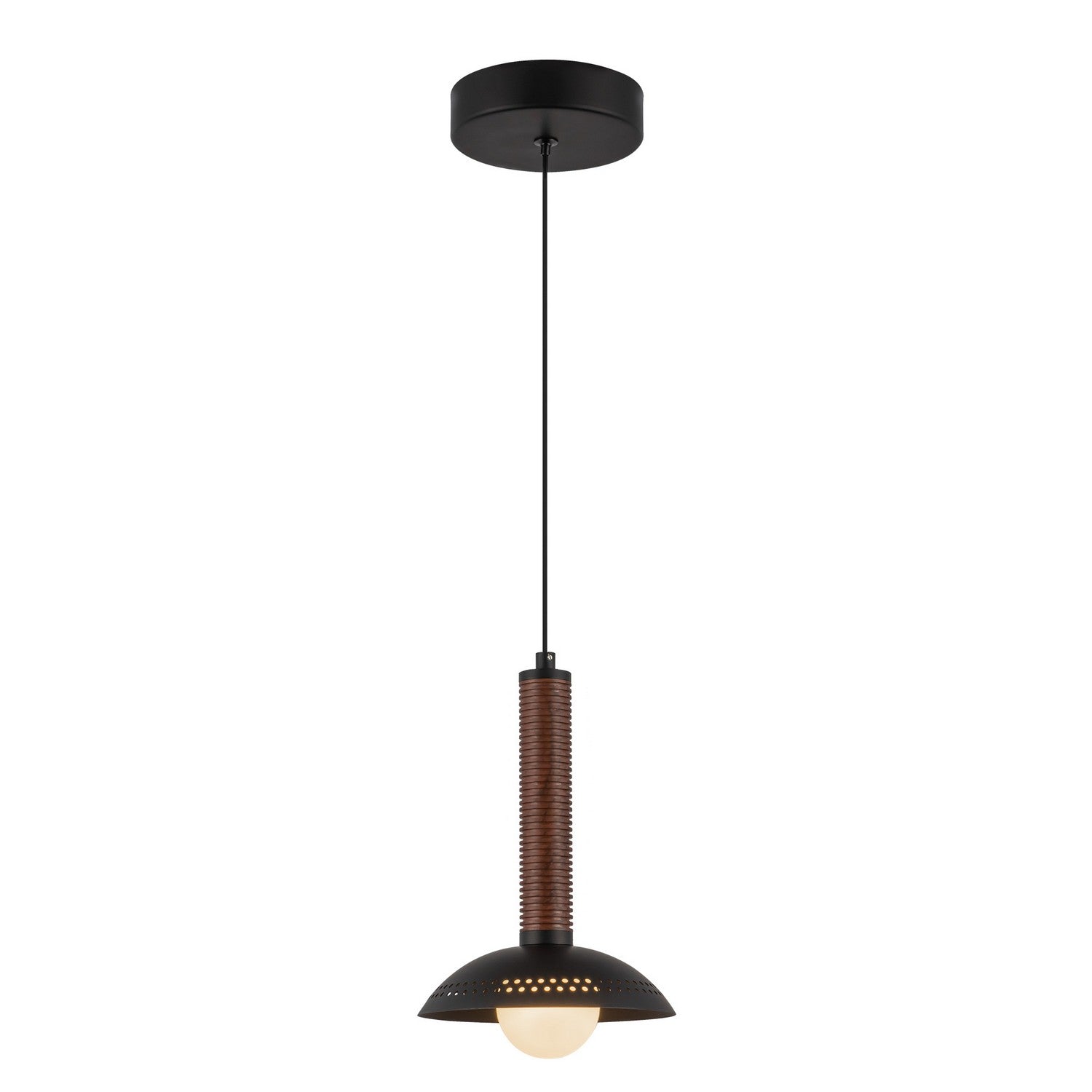 Alora - PD616109MBOP-UNV - LED Pendant - Arden - Matte Black/Opal Glass