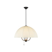Alora - PD661424MB - Four Light Pendant - Crosby - Matte Black