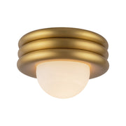 Alora - SF426012BG - One Light Semi-Flush Mount - Harvey - Brushed Gold