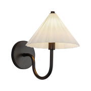 Alora - WV451808MBOP - One Light Vanity - Serena - Matte Black/Opal Glass