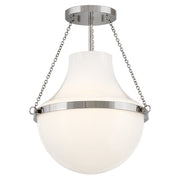 Hinkley - 46891PN - LED Semi-Flush Mount - Collins - Polished Nickel