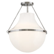 Hinkley - 46893PN - LED Semi-Flush Mount - Collins - Polished Nickel