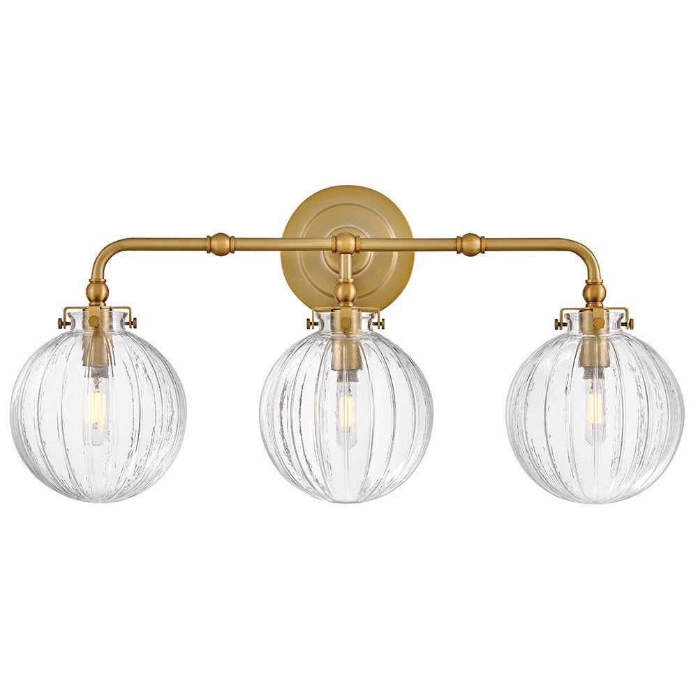 Hinkley - 57413LCB - LED Vanity - Helene - Lacquered Brass