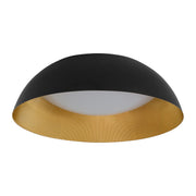 Quorum - 3-206-1550 - LED Ceiling Mount - Lucci - Black|Industrial Brass