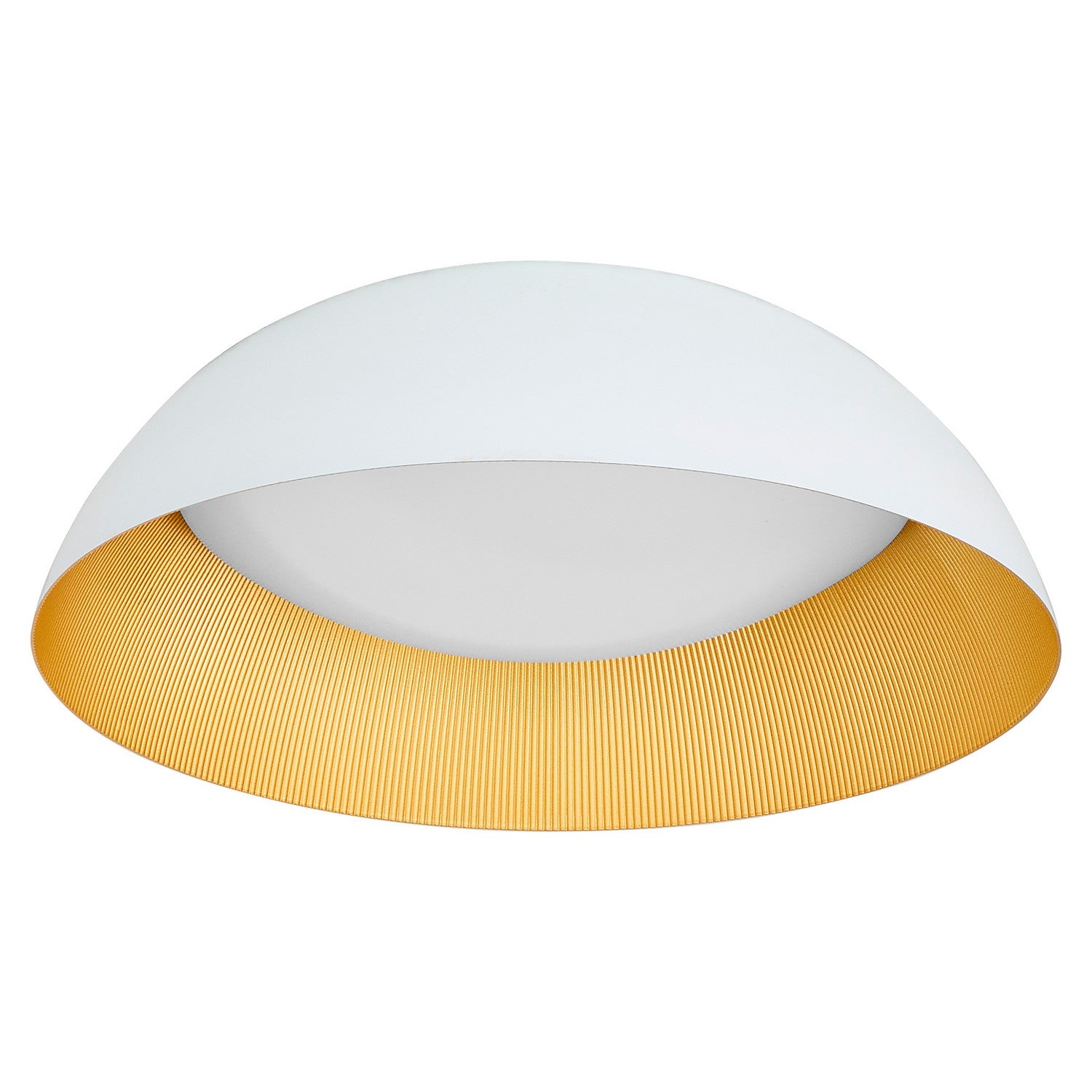 Quorum - 3-216-650 - LED Ceiling Mount - Lucci - White|Industrial Brass