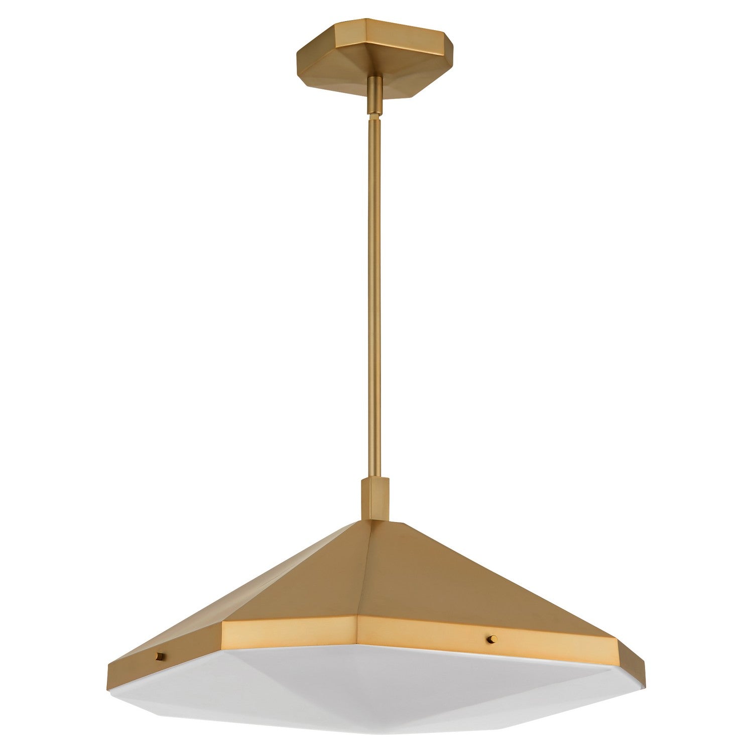 Quorum - 3-643-56 - LED Pendant - Tempe - Brushed Brass
