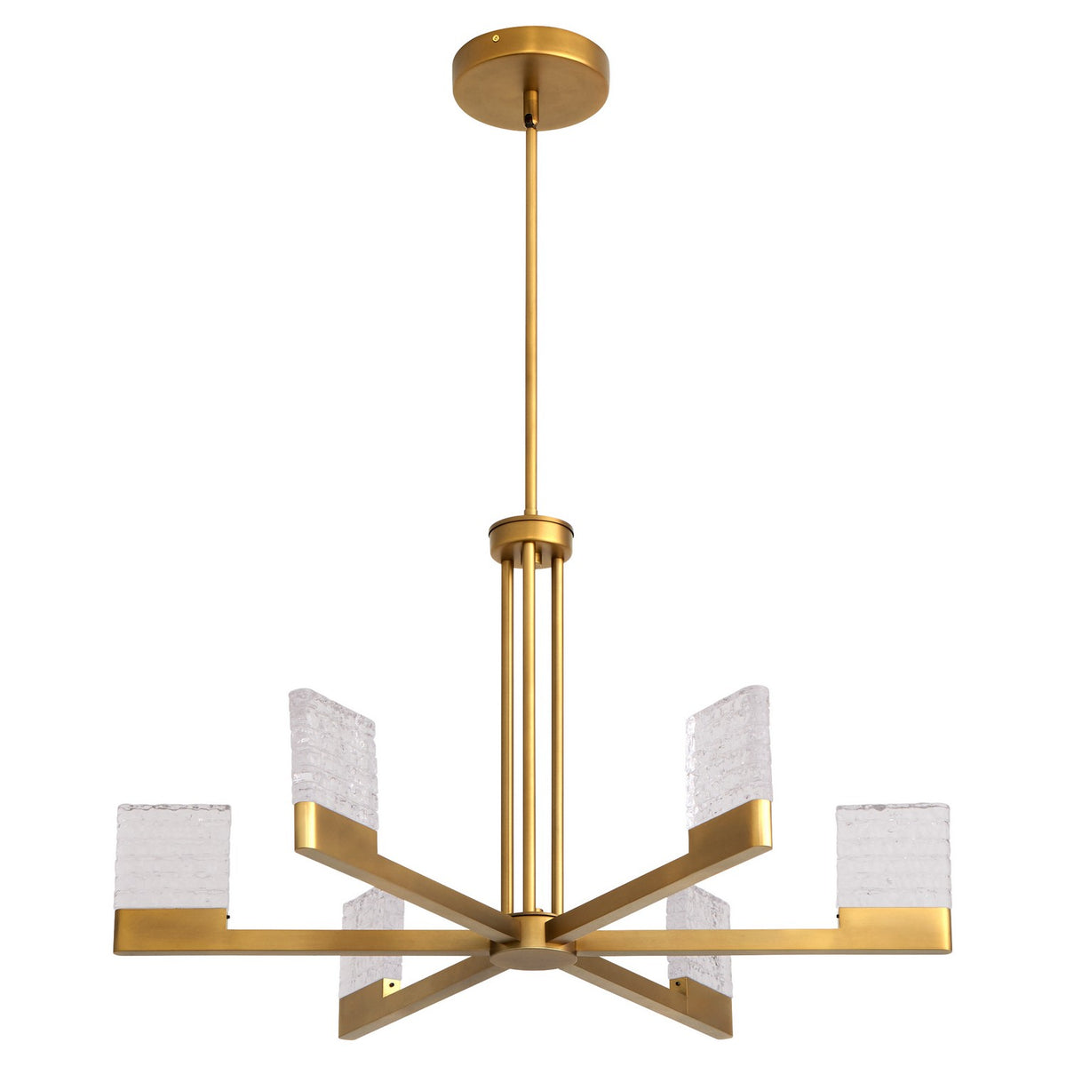 Quorum - 3-650-56 - LED Chandelier - Gamma - Brushed Brass