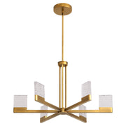 Quorum - 3-650-56 - LED Chandelier - Gamma - Brushed Brass