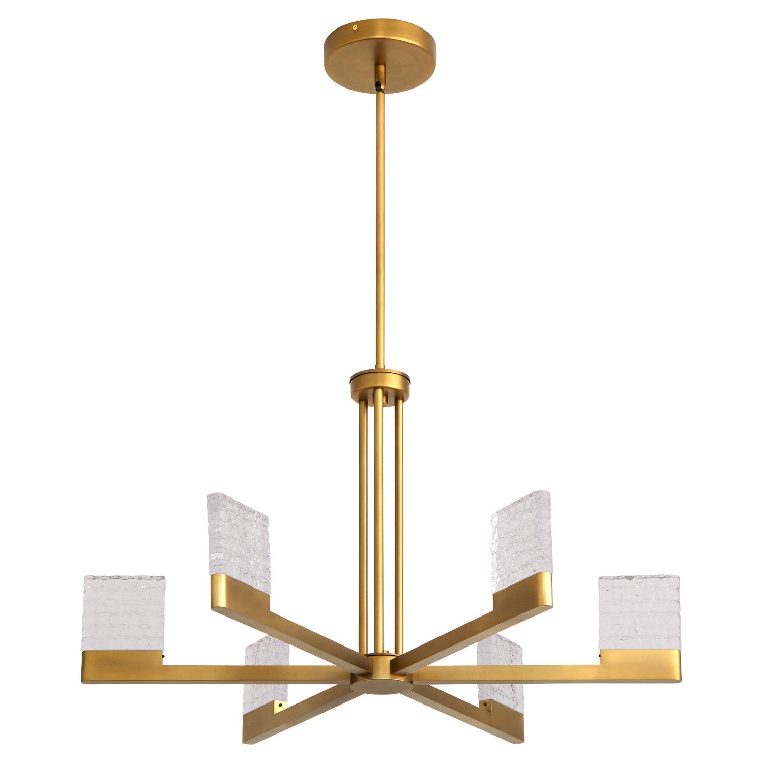 Quorum - 3-650-56 - LED Chandelier - Gamma - Brushed Brass