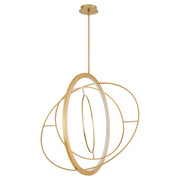 Quorum - 3-658-40 - LED Pendant - Gallilei - Aged Brass