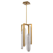 Quorum - 3-8145-56 - LED Pendant - Avian - Brushed Brass