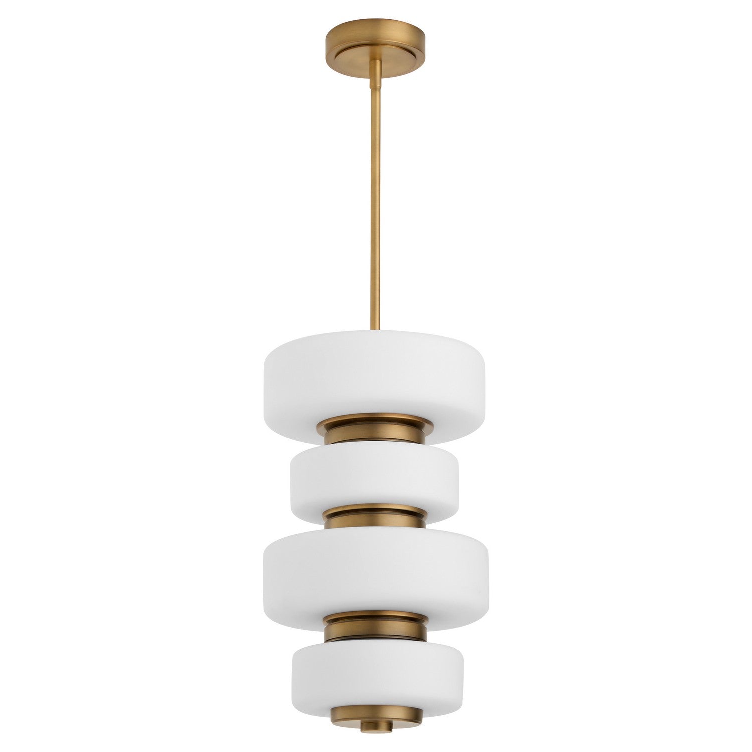 Quorum - 3-81-56 - LED Pendant - Favo - Brushed Brass