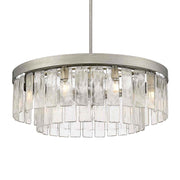 Golden - 1768-9 PS-HWG - Nine Light Chandelier - Ciara - Peruvian Silver
