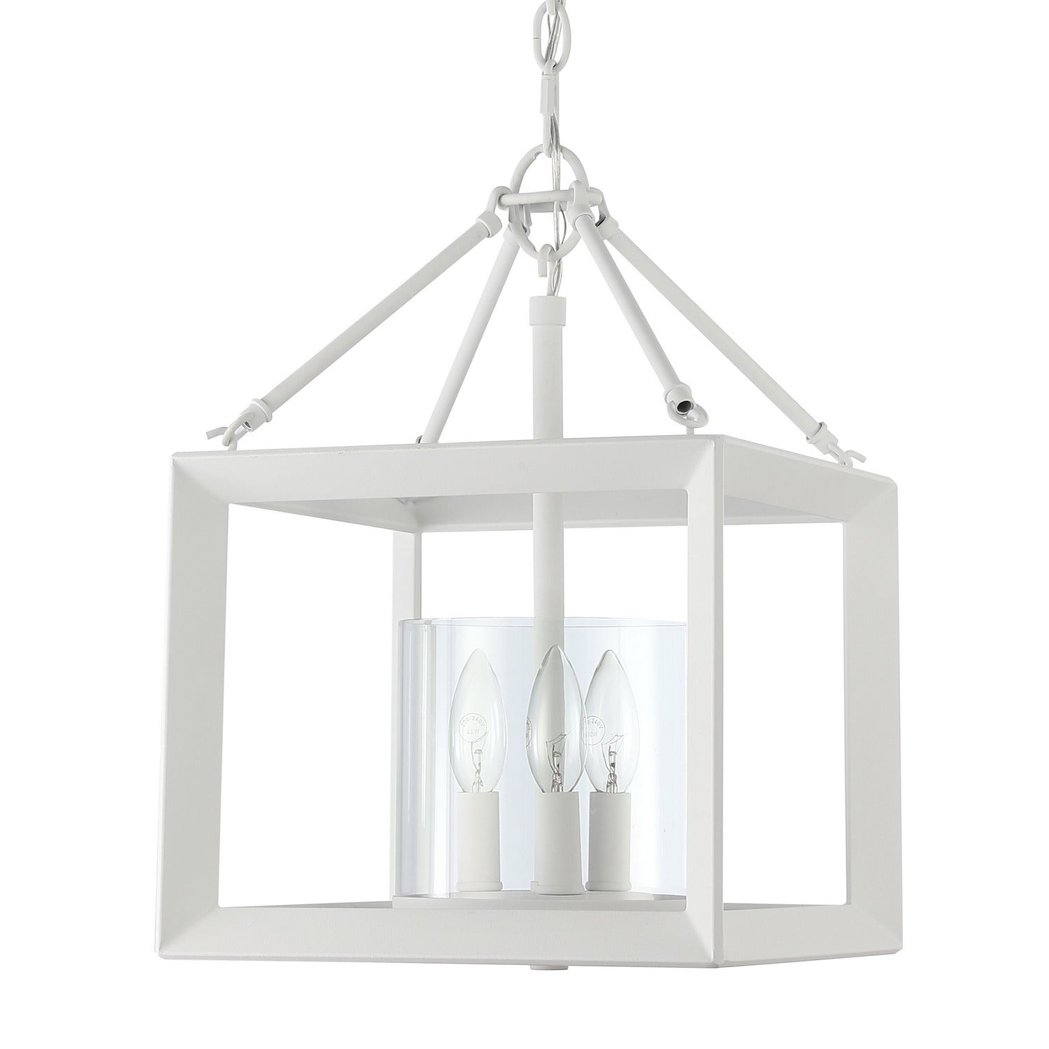 Golden - 2073-M3 NWT-CLR - Three Light Pendant - Smyth - Natural White