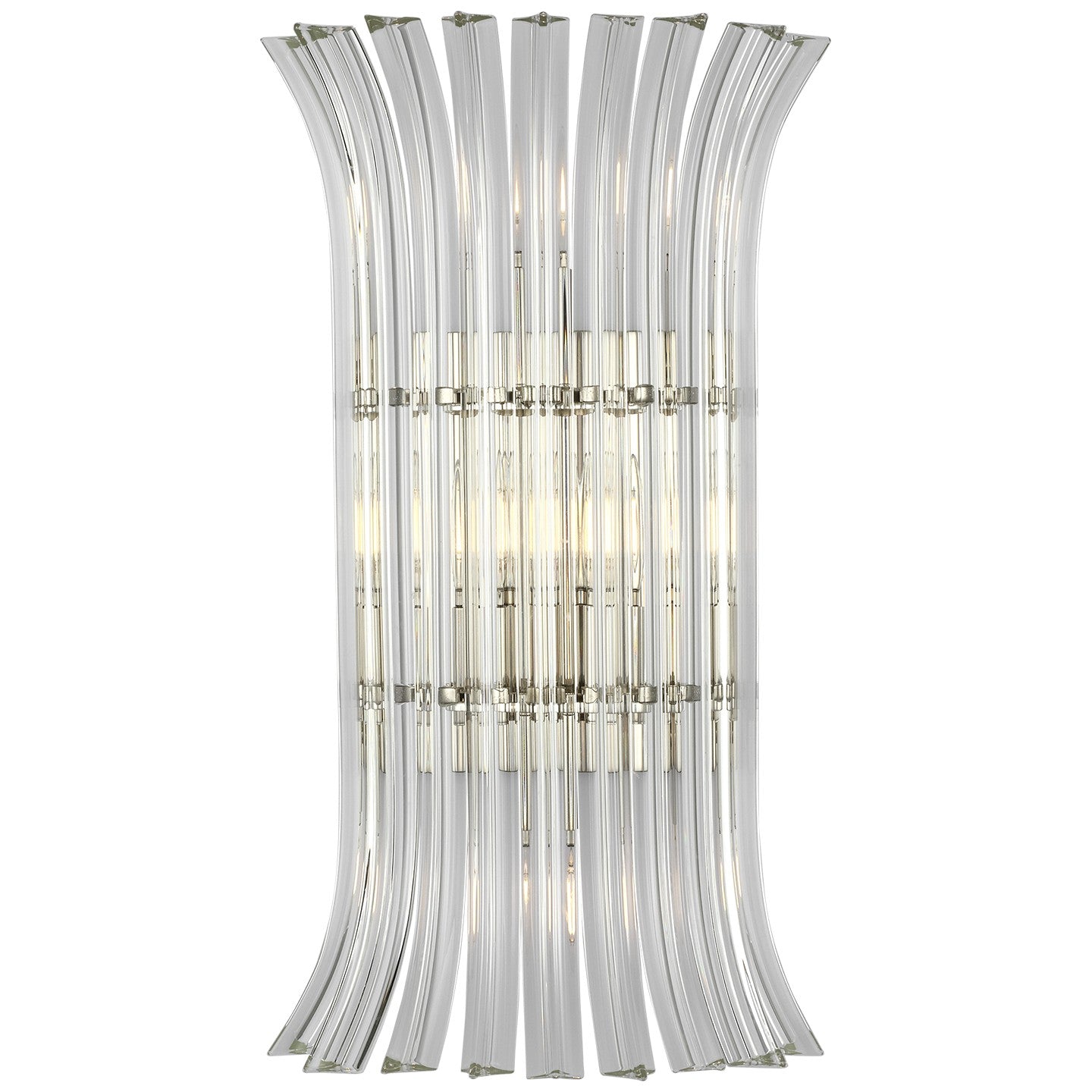 Visual Comfort Signature - ARN 2076PN-CG - LED Wall Sconce - Rhine - Polished Nickel