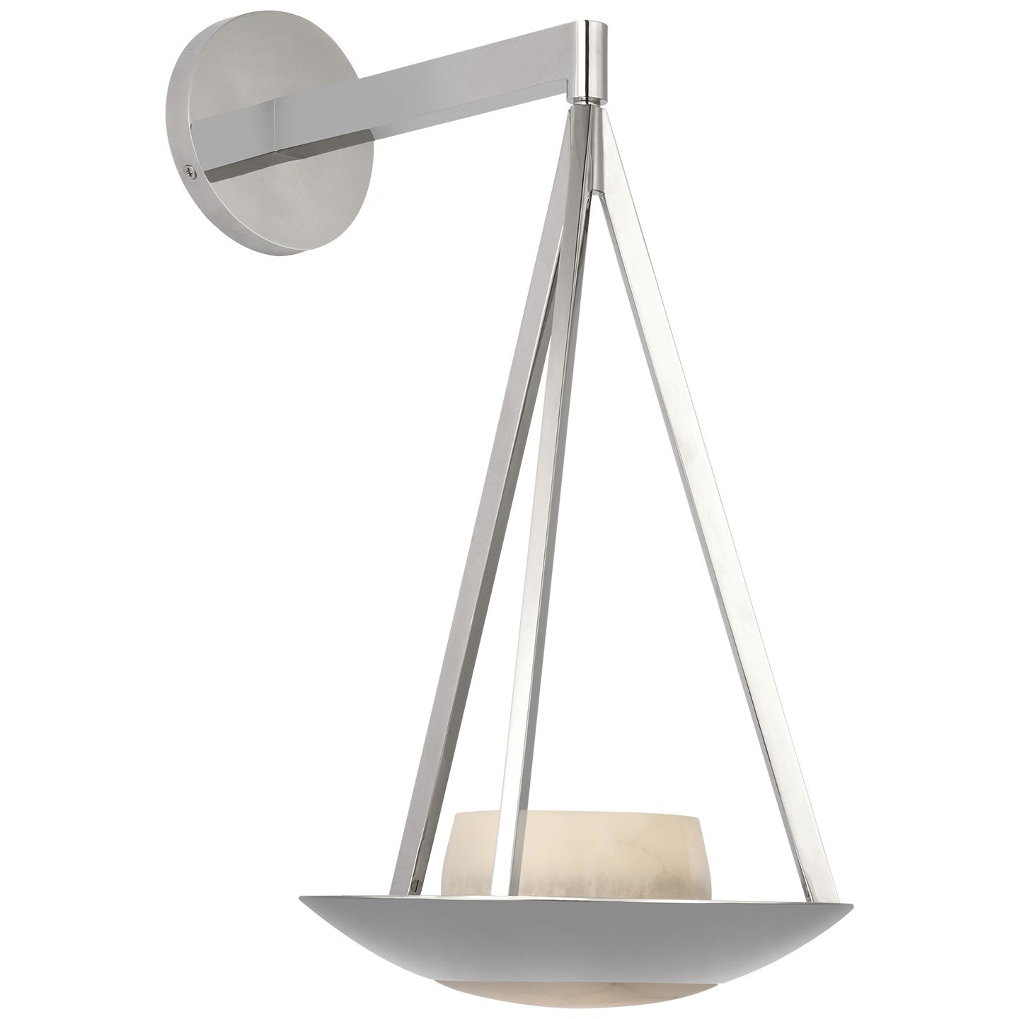 Visual Comfort Signature - BBL 2165PN-ALB - LED Wall Sconce - Divina - Polished Nickel