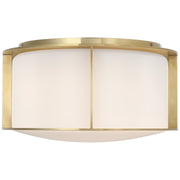 Visual Comfort Signature - BBL 4191SB-WG - LED Flush Mount - Phinn - Soft Brass