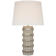 Visual Comfort Signature - CHA 8630DST-L - LED Table Lamp - Mullin - Dusted Stone
