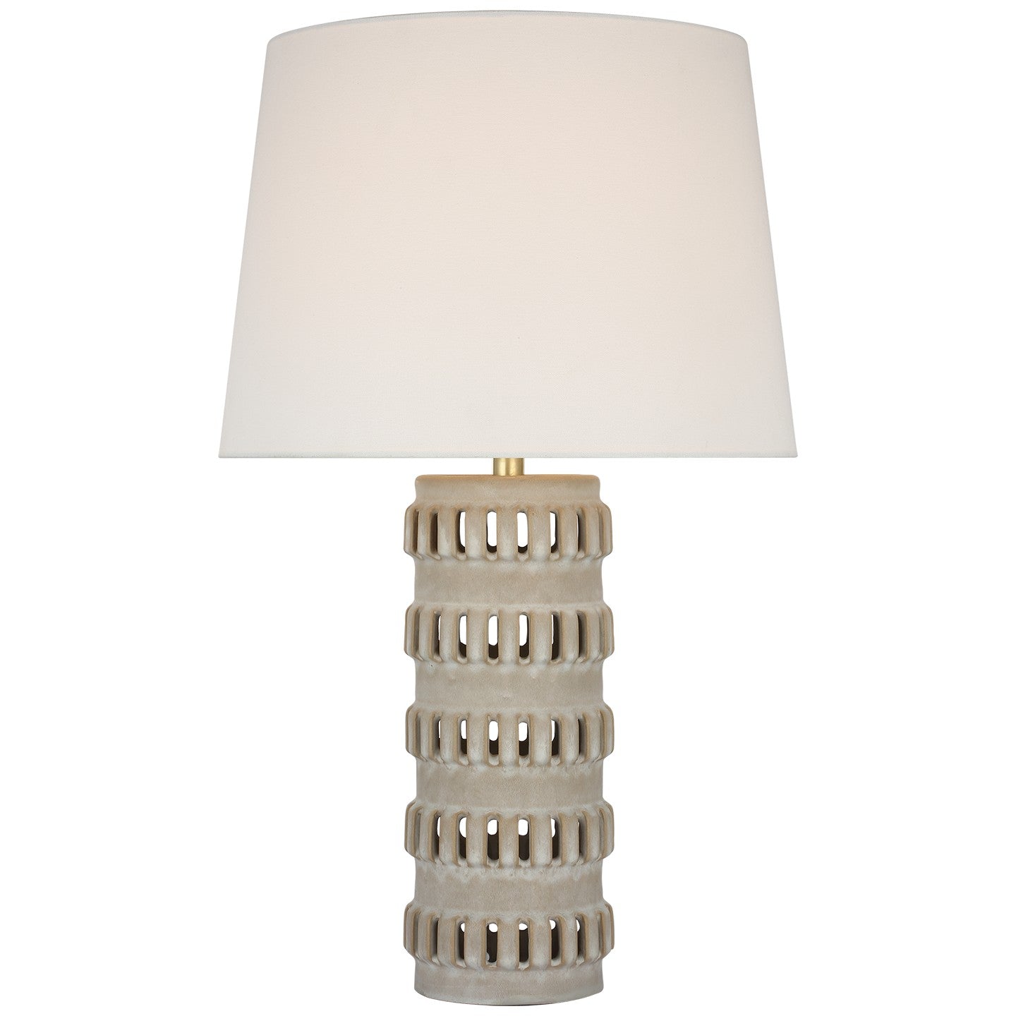 Visual Comfort Signature - CHA 8630DST-L - LED Table Lamp - Mullin - Dusted Stone
