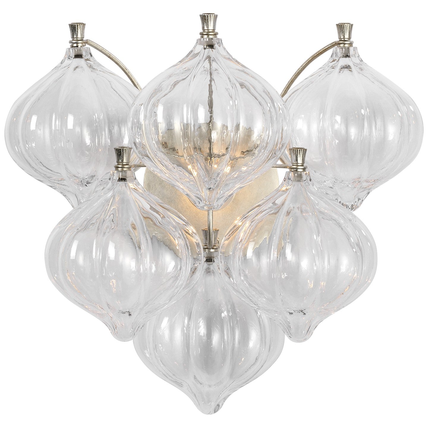 Visual Comfort Signature - JN 2146BSL-CG - LED Wall Sconce - Caselli - Burnished Silver Leaf