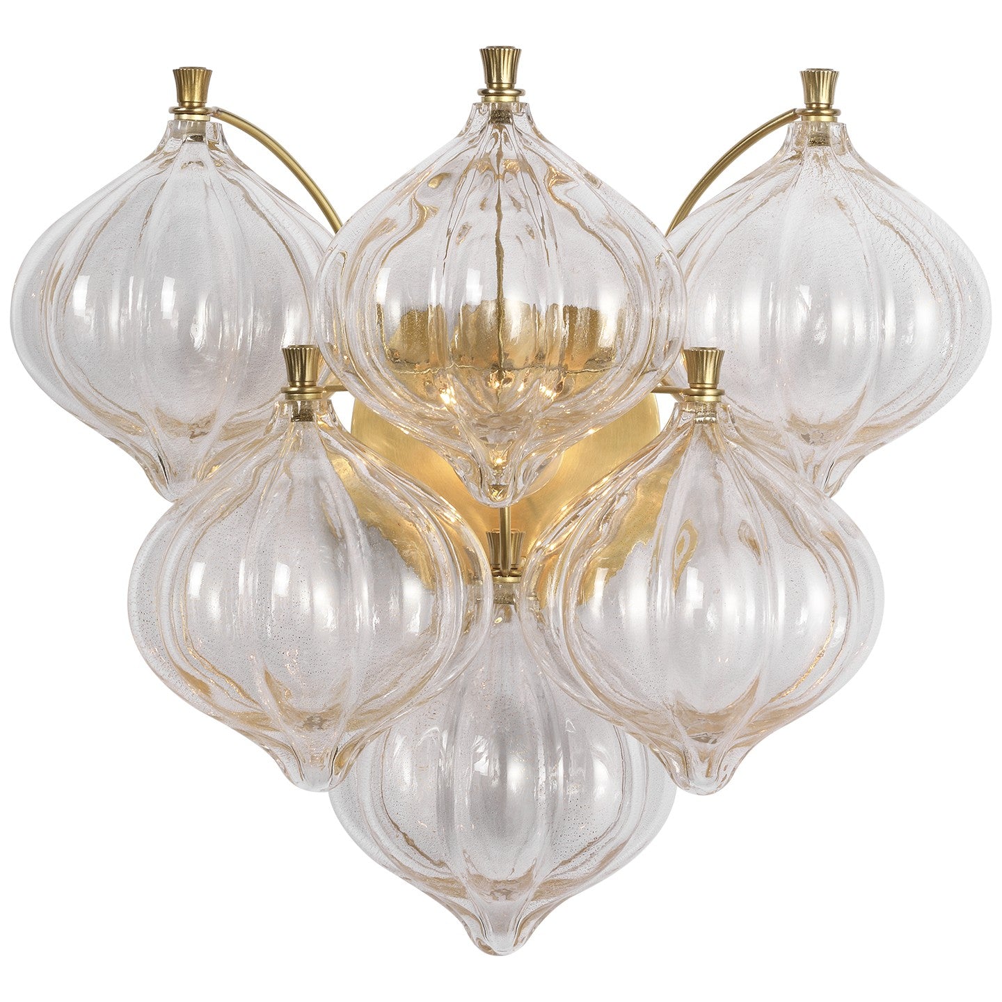 Visual Comfort Signature - JN 2146HAB-GF - LED Wall Sconce - Caselli - Hand-Rubbed Antique Brass