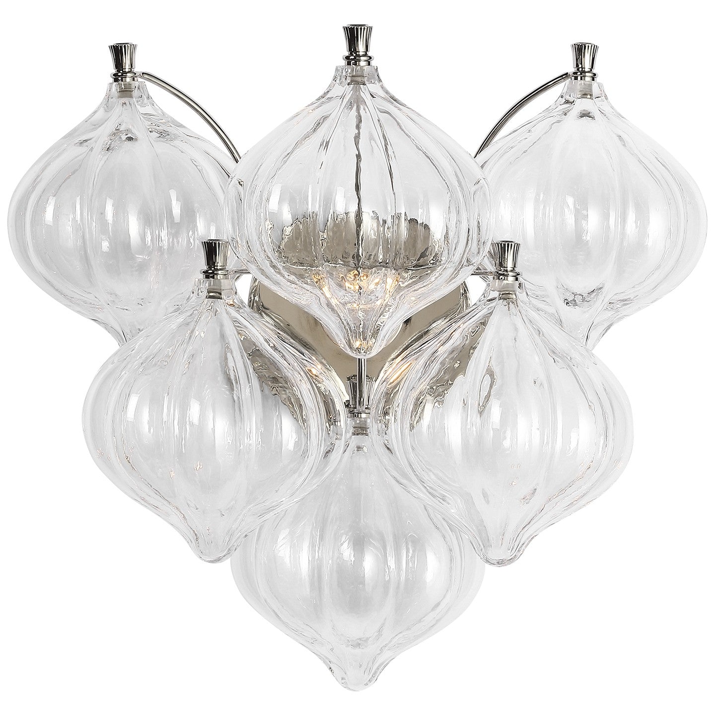 Visual Comfort Signature - JN 2146PN-CG - LED Wall Sconce - Caselli - Polished Nickel