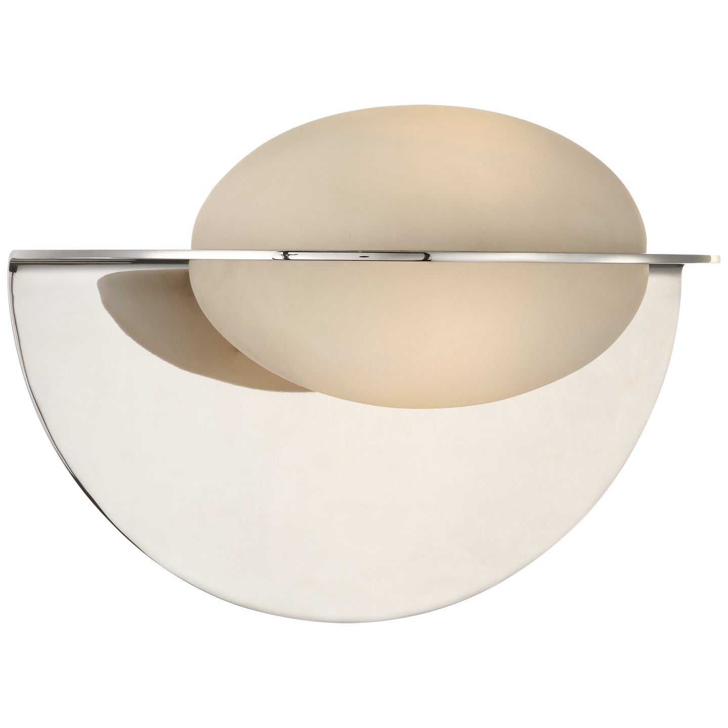 Visual Comfort Signature - KW 2001PN-ALB - LED Wall Sconce - Fosse - Polished Nickel