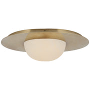 Visual Comfort Signature - KW 4007AB-ALB - LED Flush Mount - Fosse - Antique-Burnished Brass