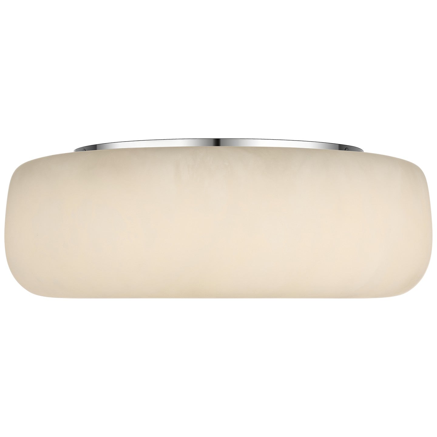 Visual Comfort Signature - KW 4904ALB/PN - LED Flush Mount - Formosa - Alabaster and Polished Nickel
