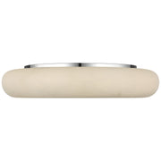 Visual Comfort Signature - KW 4905ALB/PN - LED Flush Mount - Formosa - Alabaster and Polished Nickel