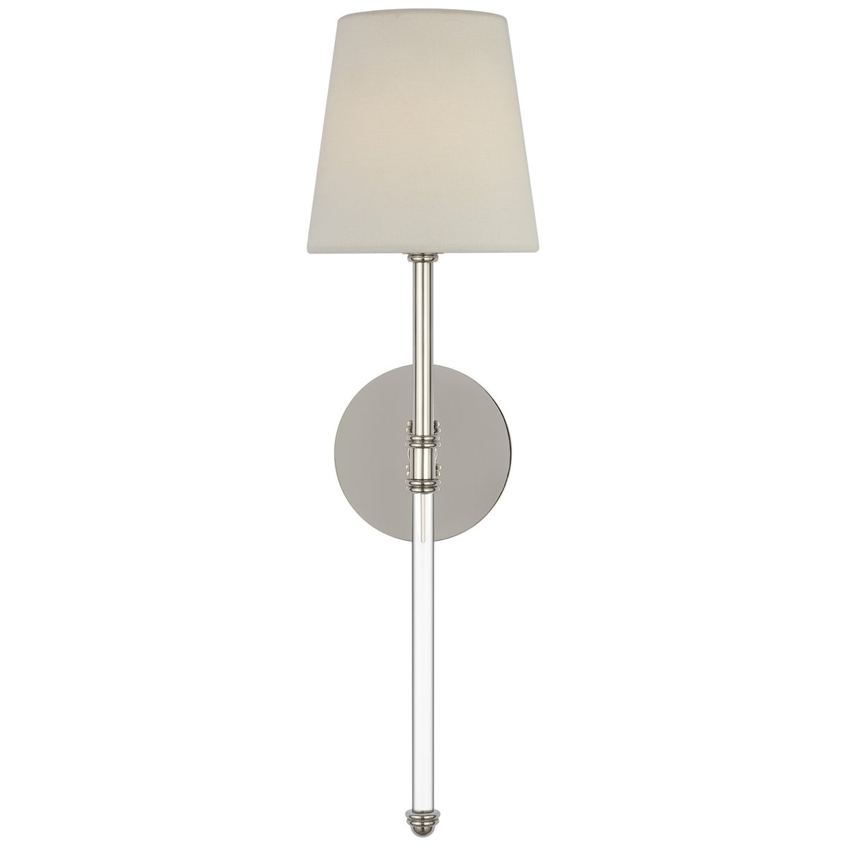 Visual Comfort Signature - SK 2019PN-L-CL - LED Wall Sconce - Camille - Polished Nickel