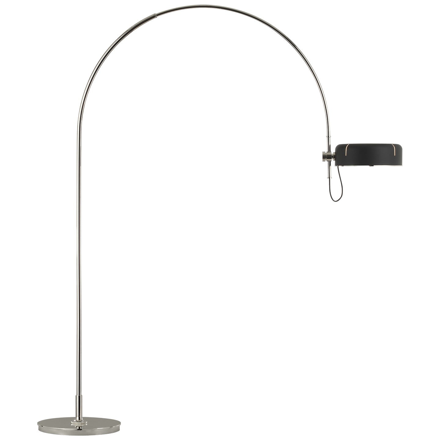 Visual Comfort Signature - TOB 1132PN-BLK - LED Floor Lamp - Oso - Polished Nickel