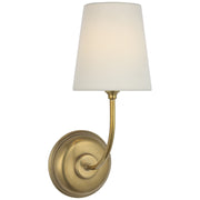 Visual Comfort Signature - TOB 2077HAB-L-CL - LED Wall Sconce - Vendome - Hand-Rubbed Antique Brass
